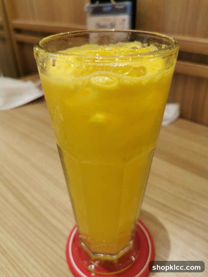 Orange Juice with Ice