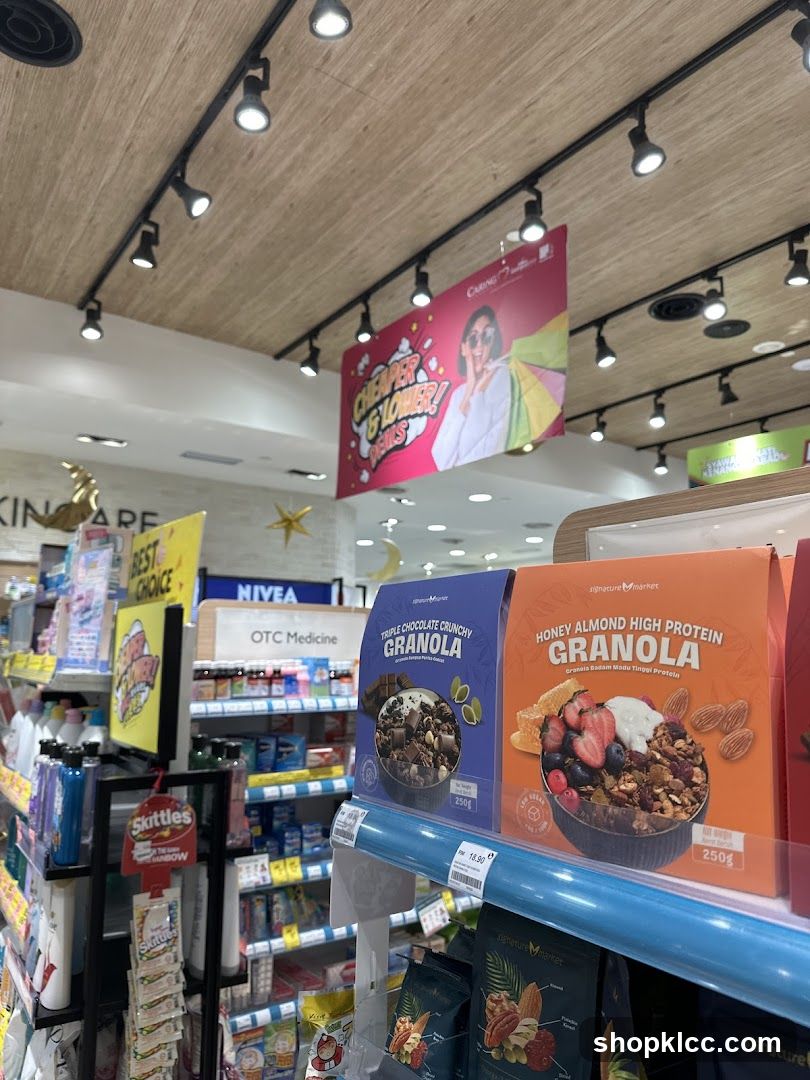 Granola and OTC Medicine Display