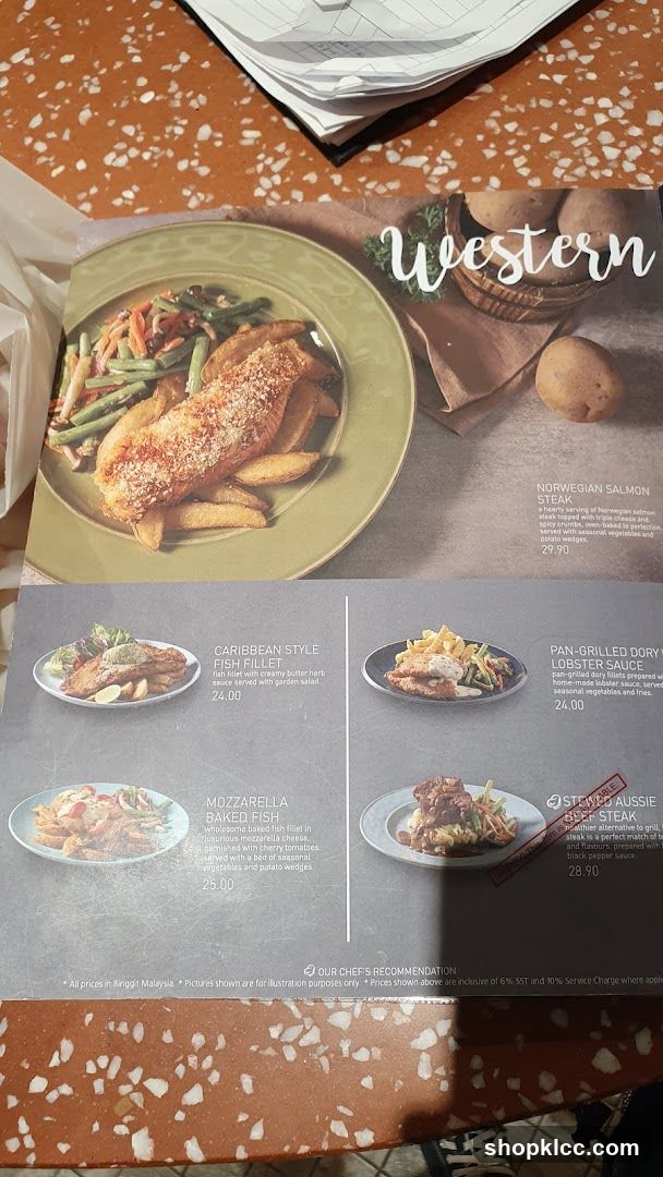 Western Menu