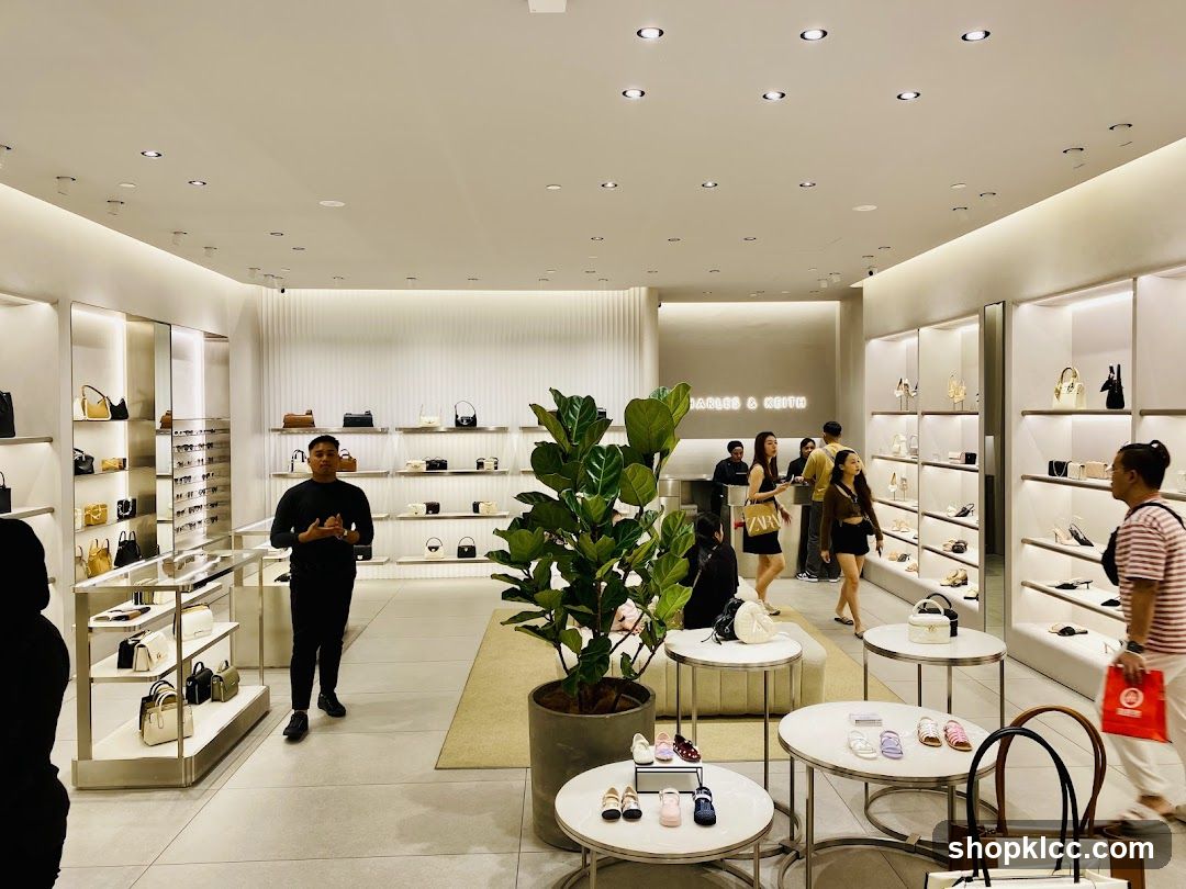 Interior of a Charles & Keith store
