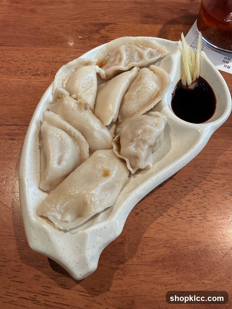Dumplings with Soy Sauce