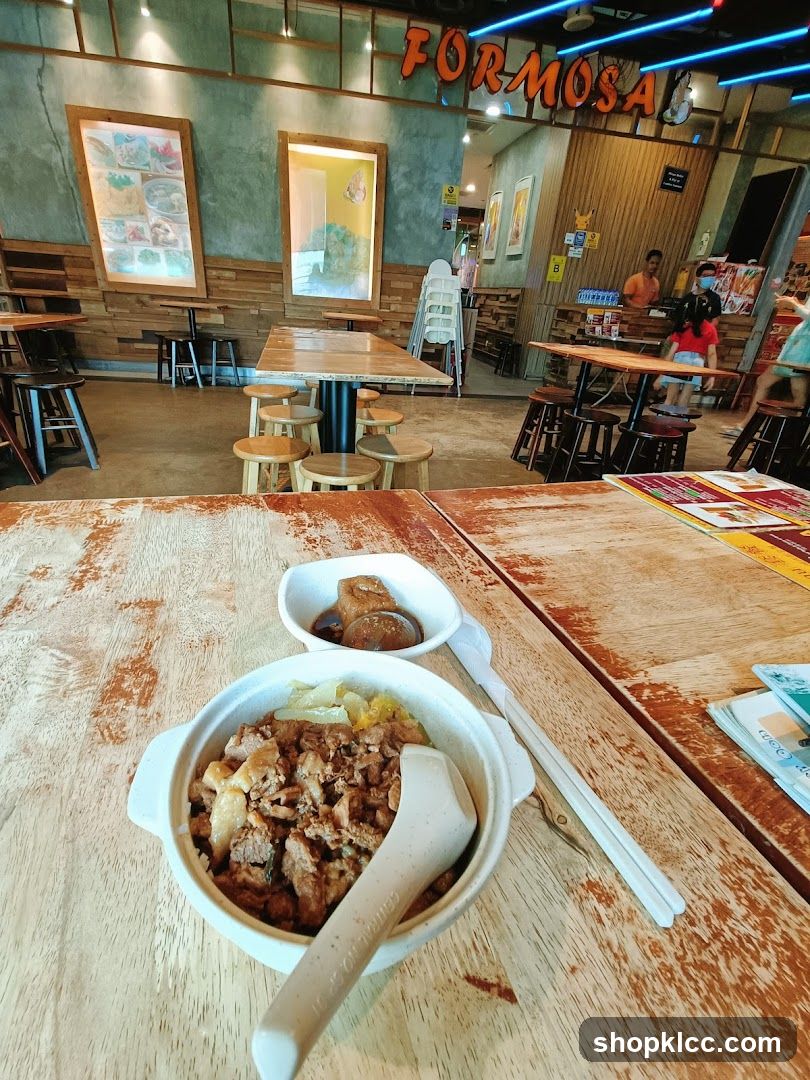 Restaurant Interior with Food