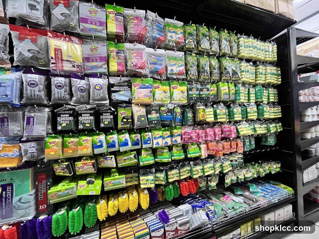 Cleaning Supplies Display