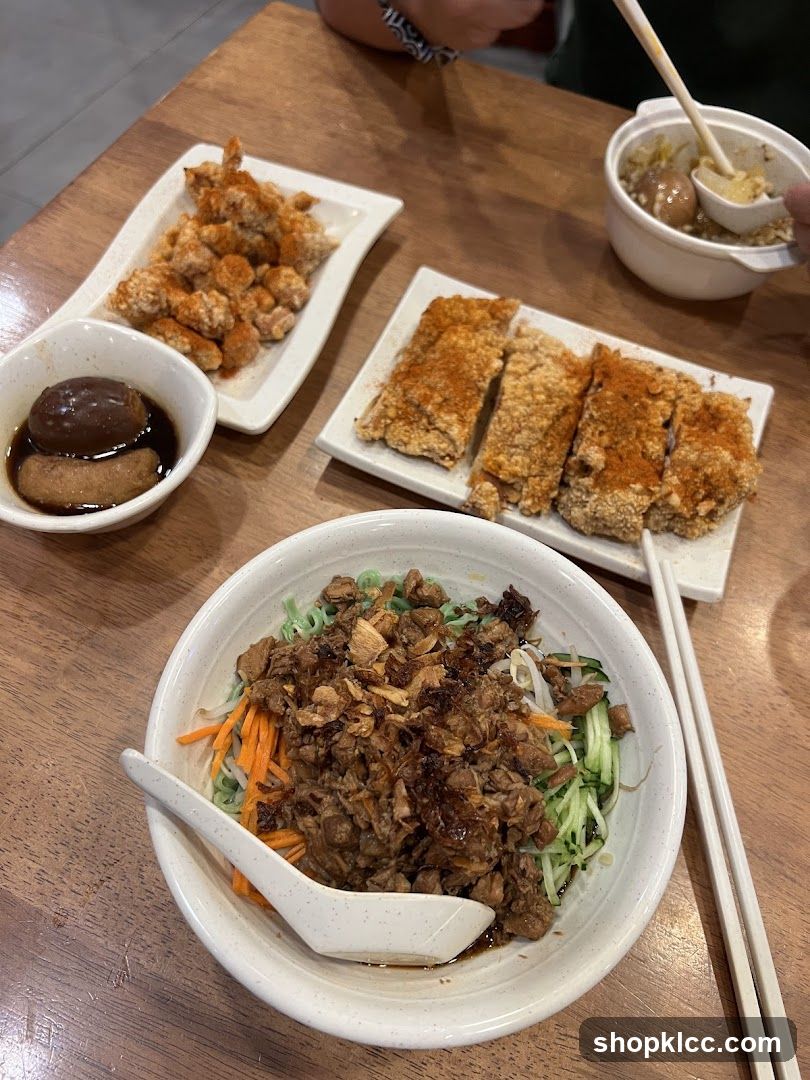 Taiwanese Fried Chicken and Noodles