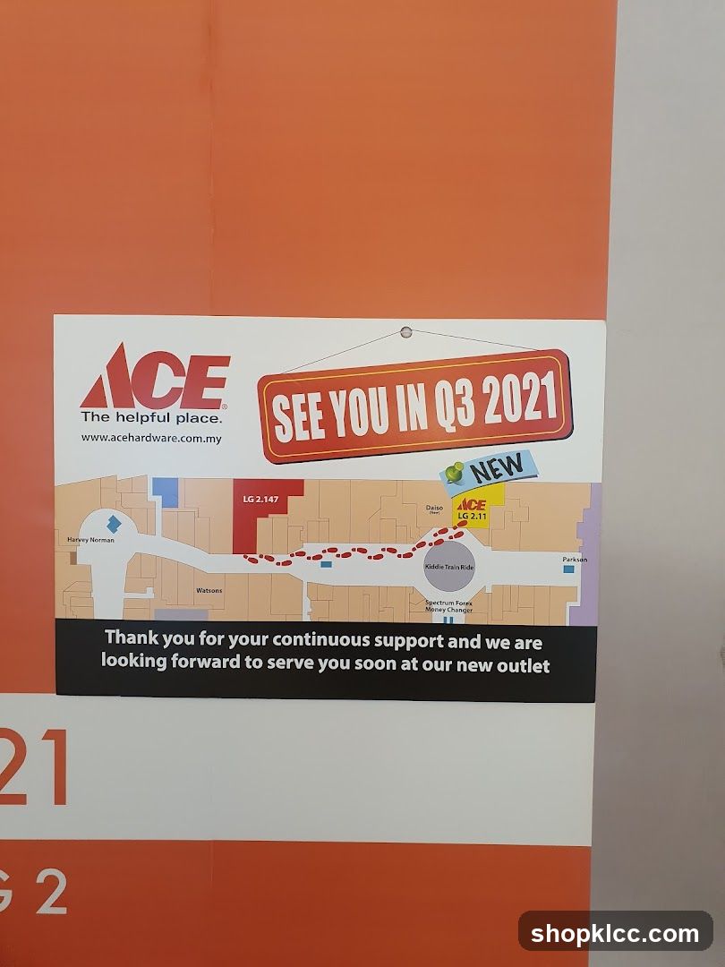 ACE Hardware New Outlet Announcement