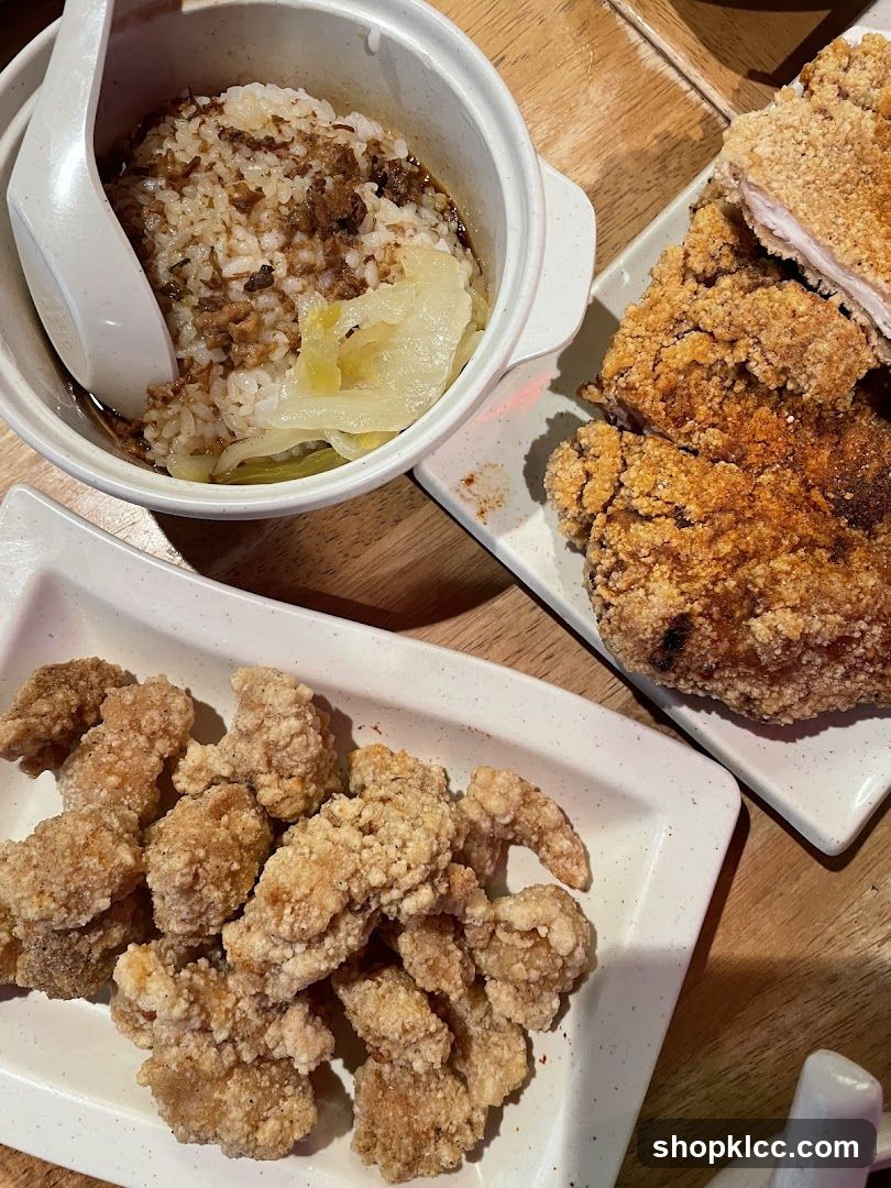 Fried Chicken and Rice