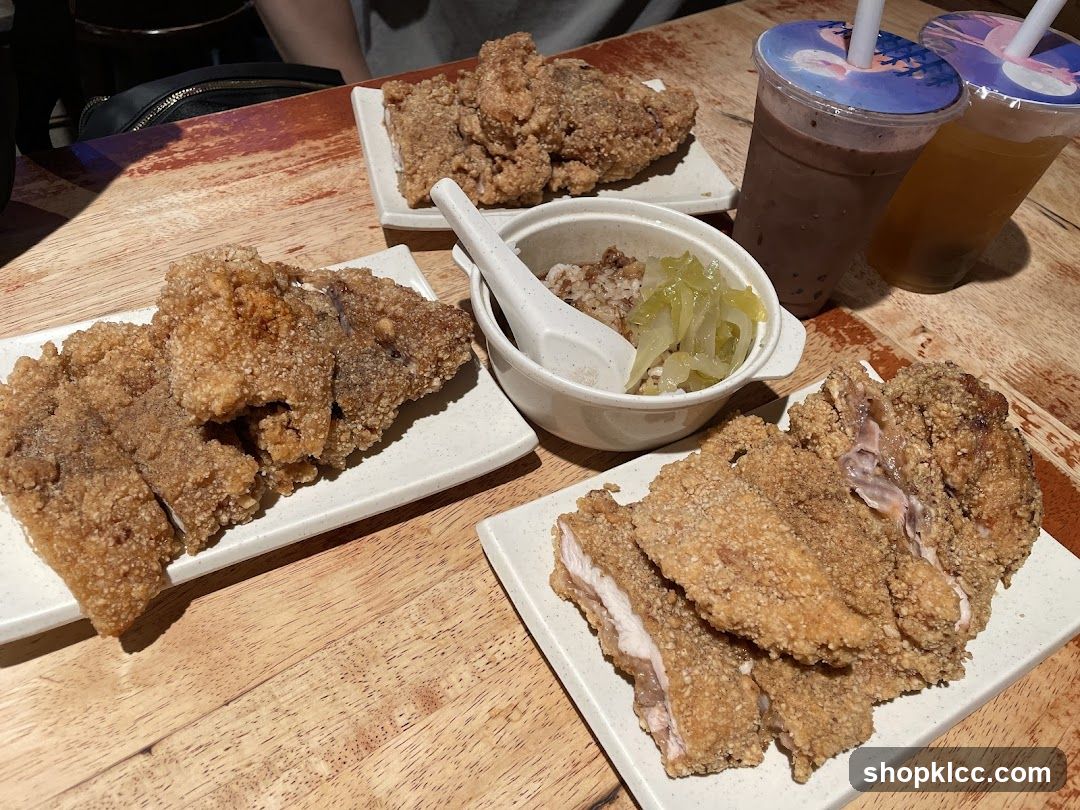 Fried Chicken and Drinks