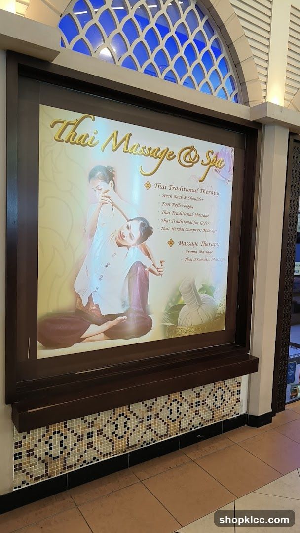 Thai Massage & Spa Menu