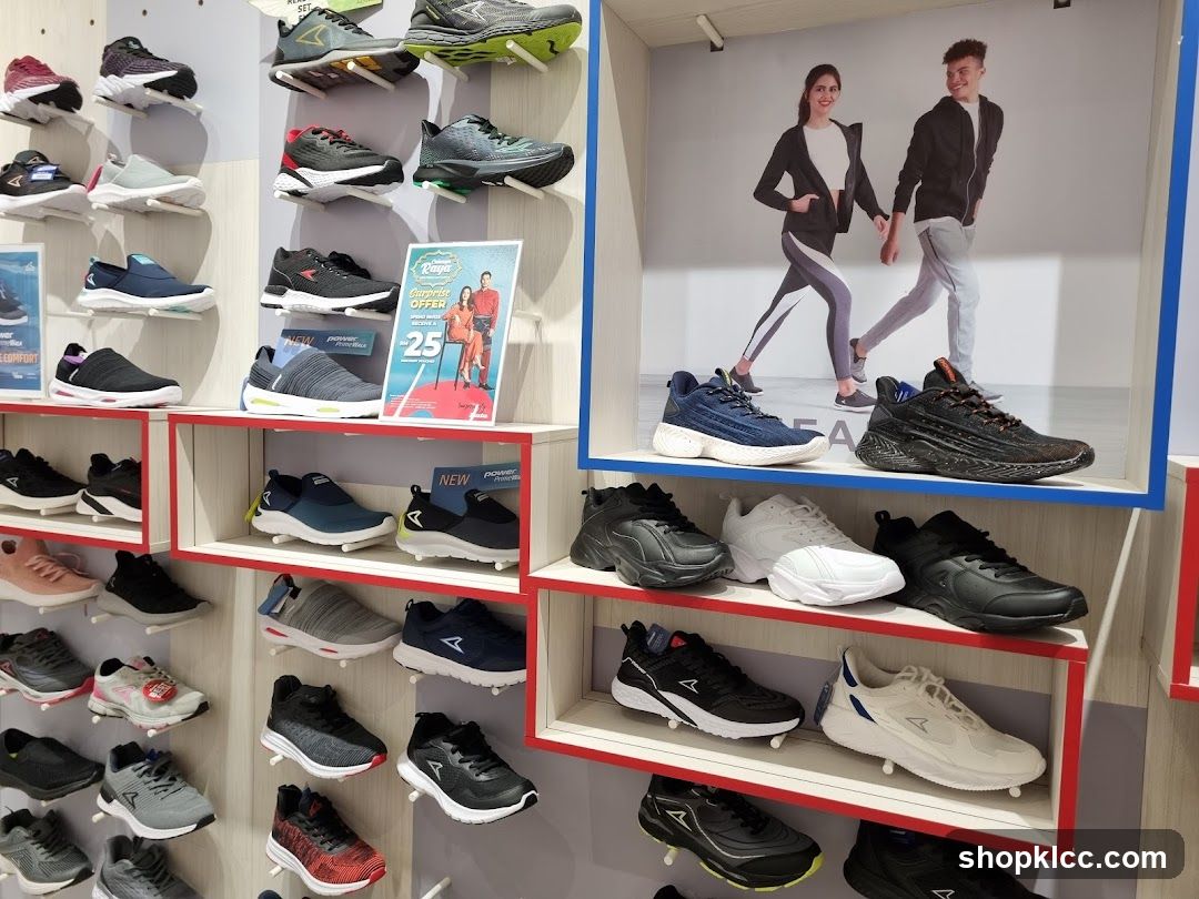 Athletic Shoe Display