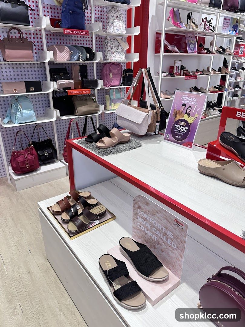 Shoe and Bag Store Display