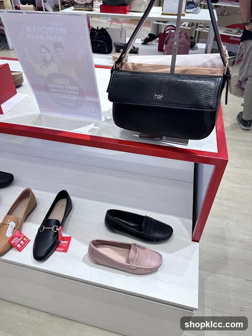 Bata Shoes and Handbags Display