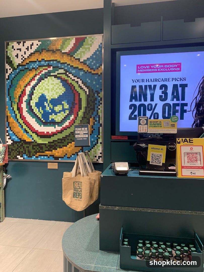 Retail Store Counter Display