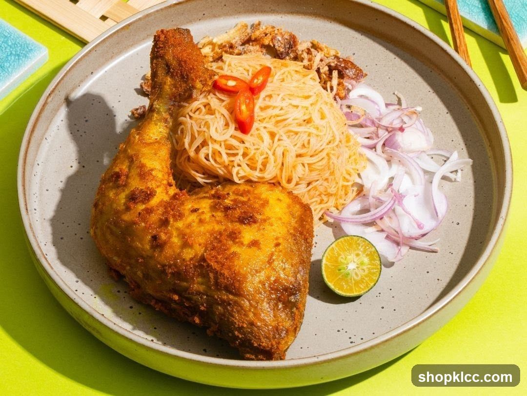 Fried Chicken with Noodles