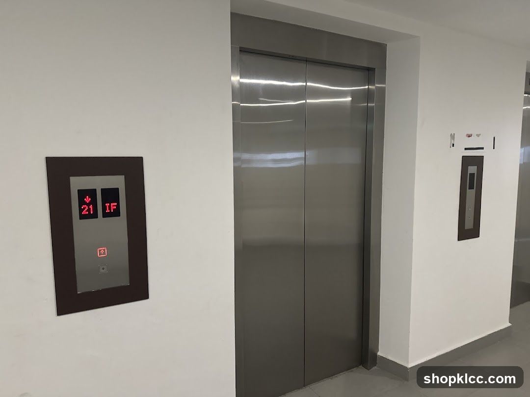 Elevator Doors and Control Panel