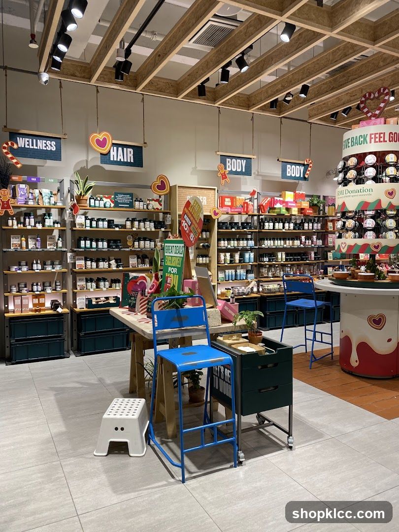 Store Interior with Product Displays