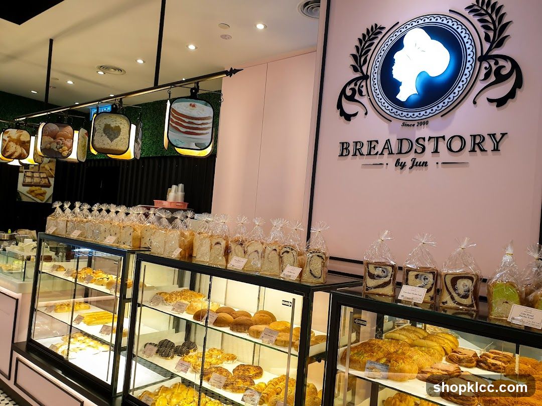 Bakery Interior with Bread Display