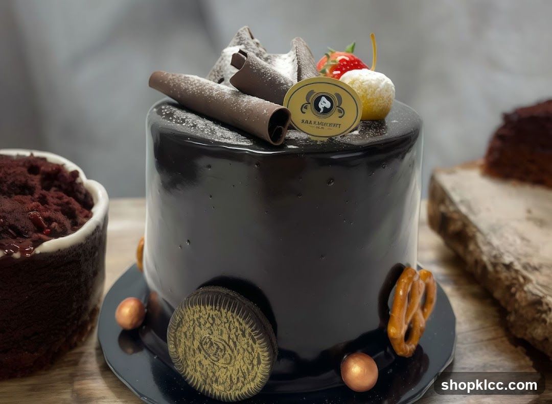 Chocolate Cake with Decorations