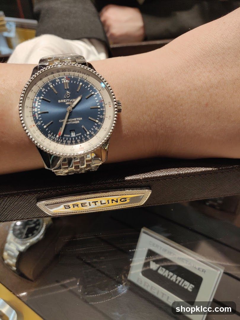 Breitling Watch on Wrist