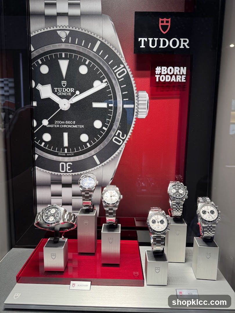 Tudor Watches Display