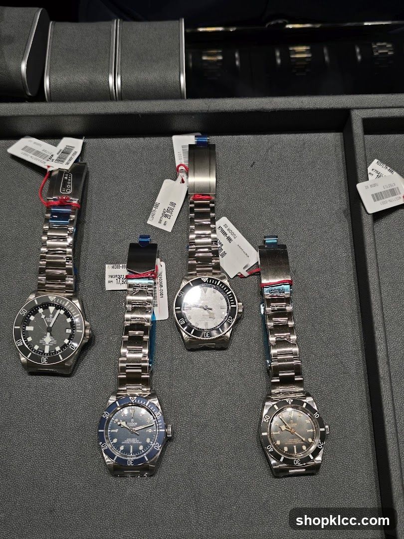 Watches on Display
