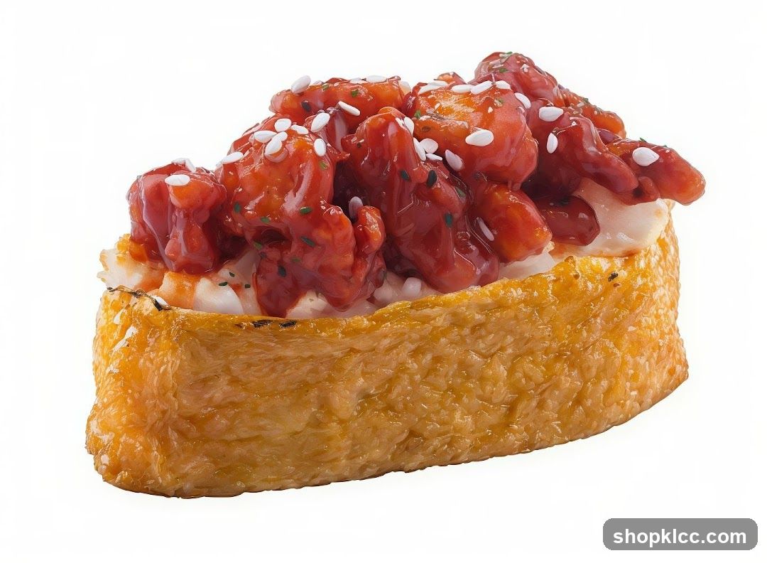 Spicy Chicken Inari Sushi
