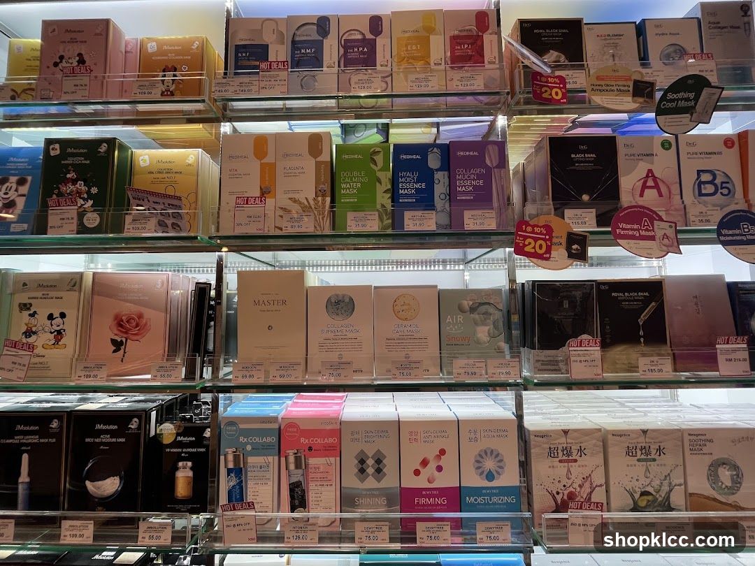 Skincare Products Display
