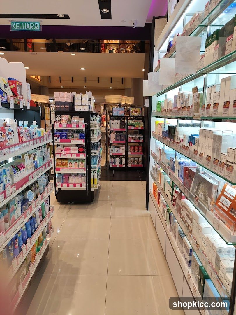 Cosmetics and Skincare Aisles