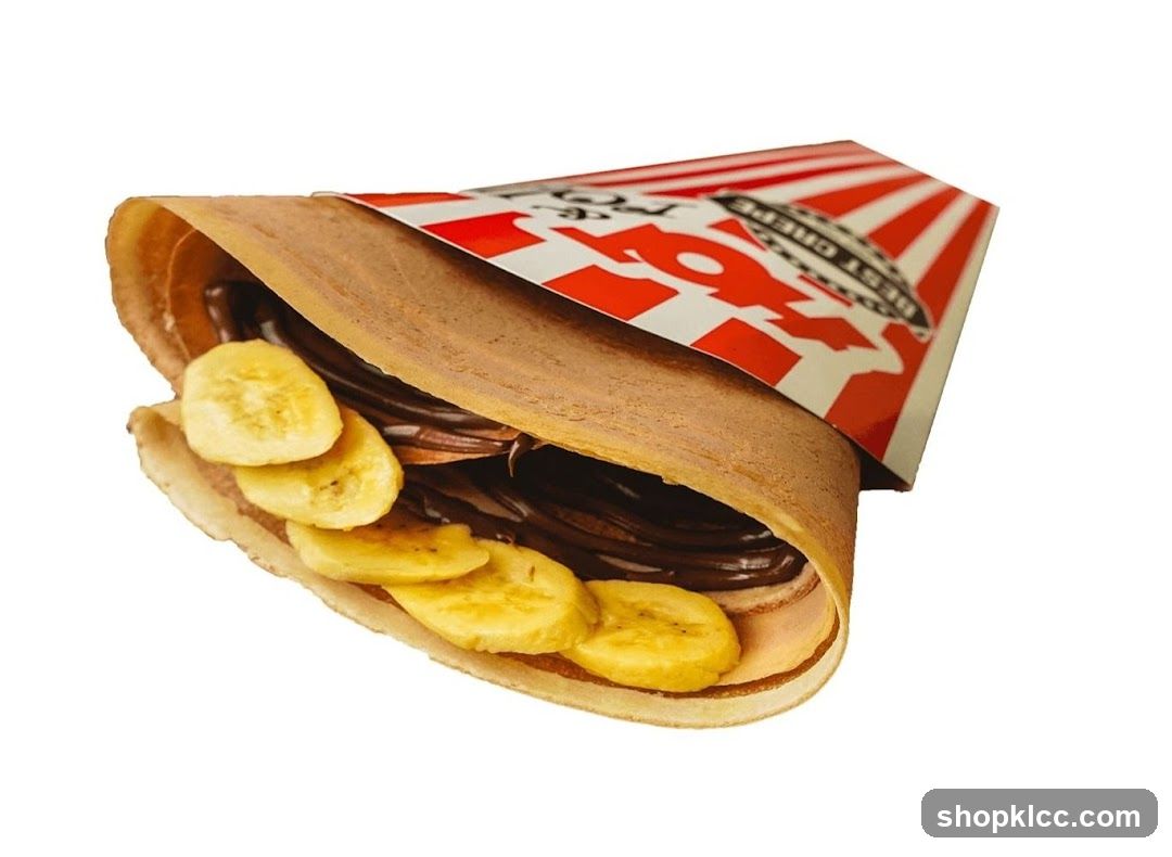 Crepe with Chocolate and Banana