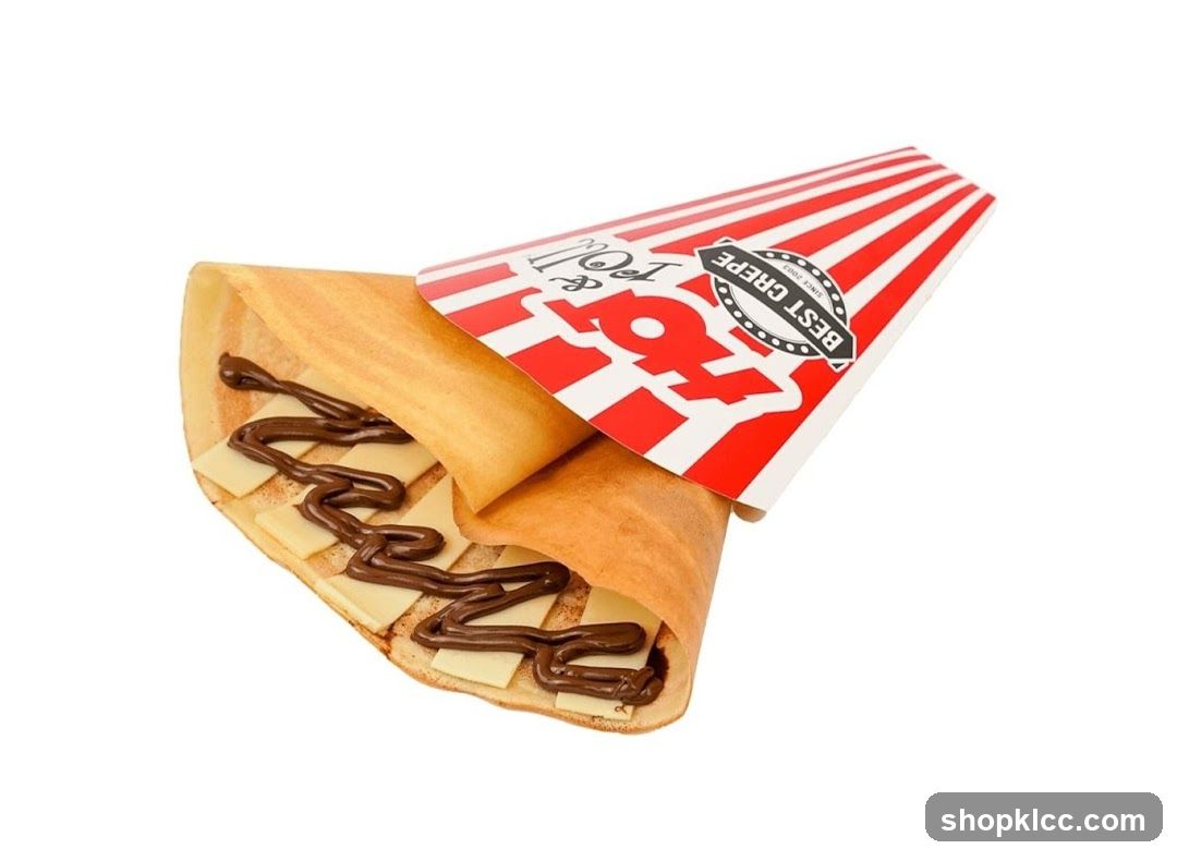 Crepe with Chocolate and Cheese
