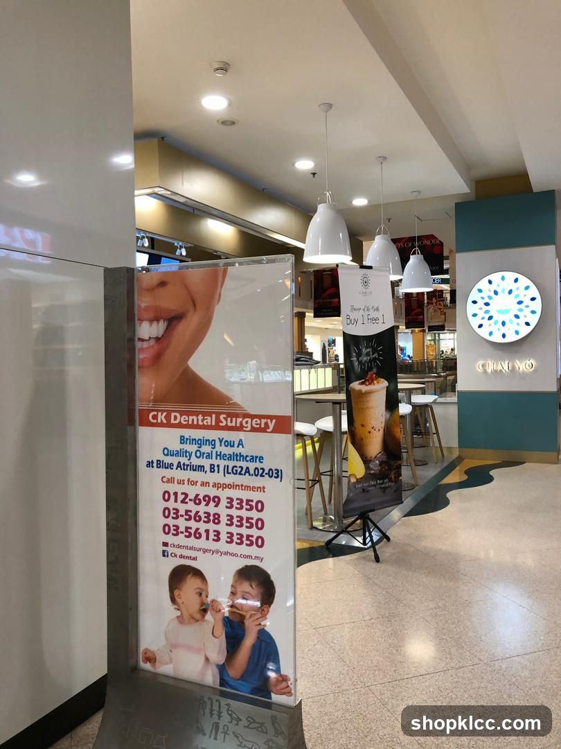 CK Dental Surgery and Chai Yo Advertisement