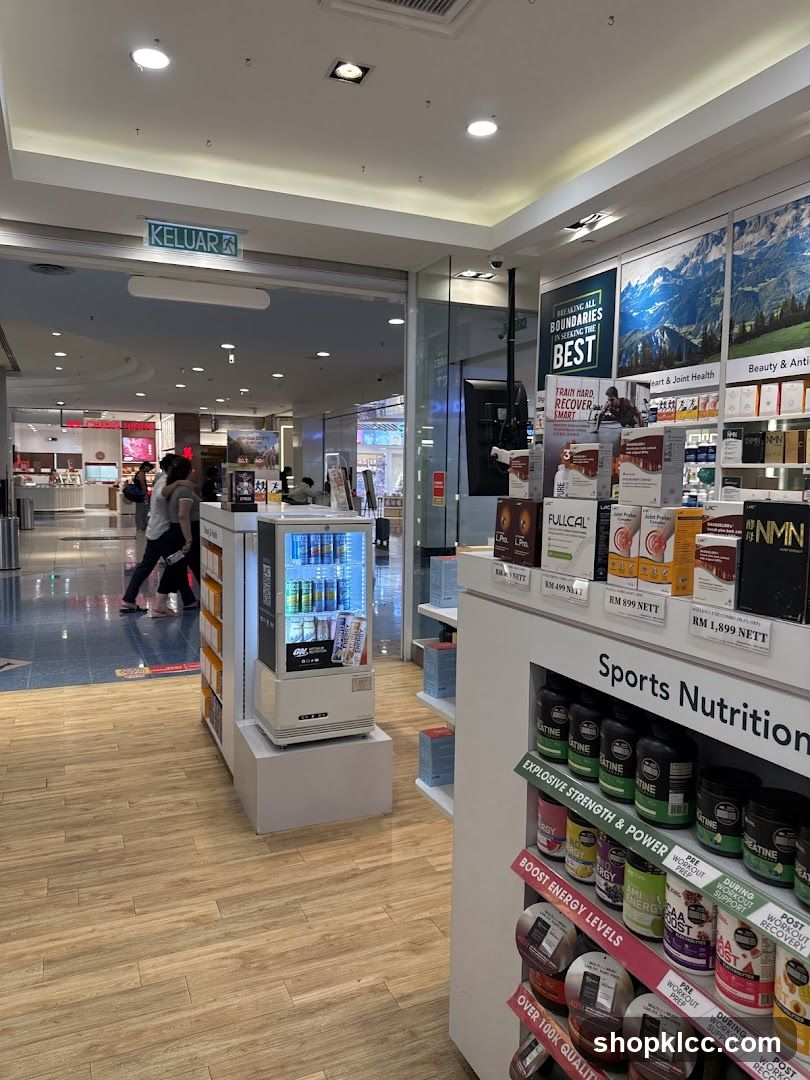 Sports Nutrition Store Display