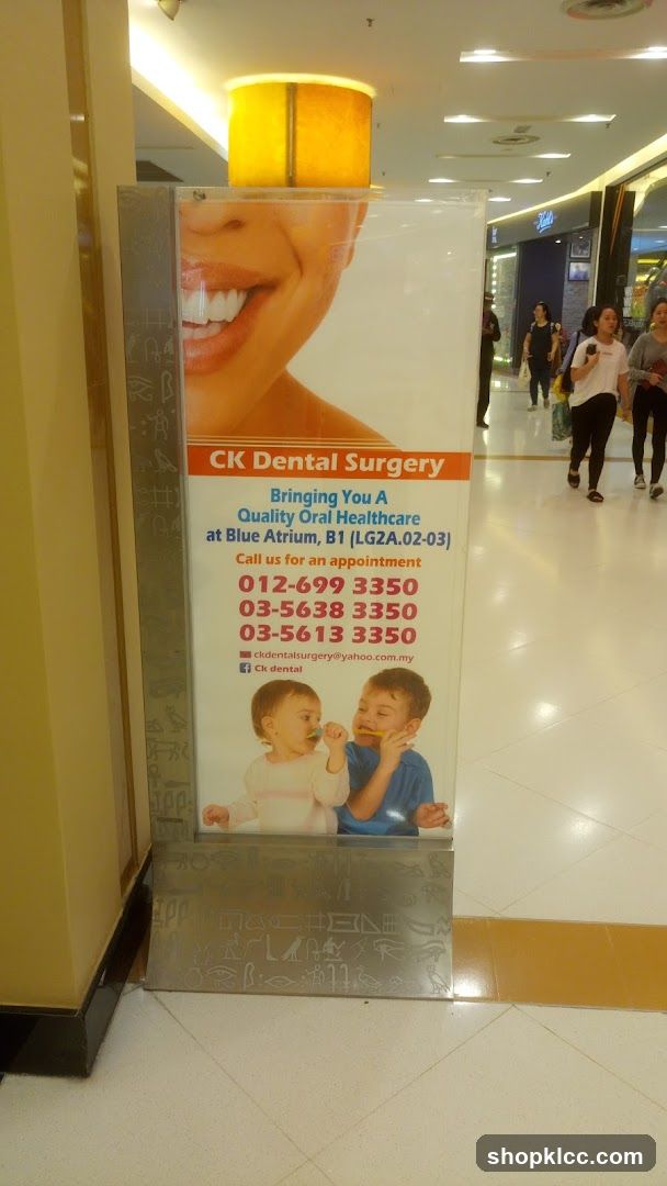 CK Dental Surgery Advertisement