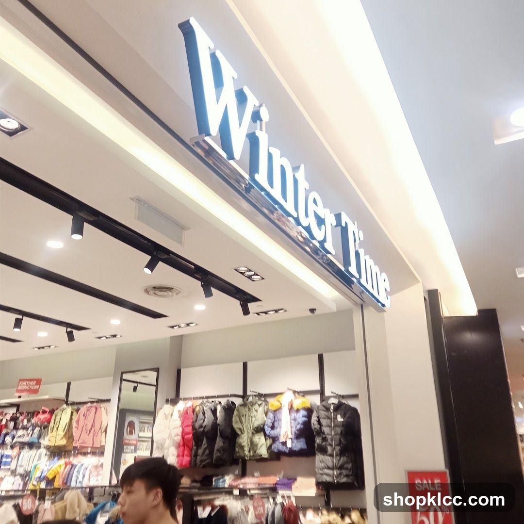 Winter Time Store Interior
