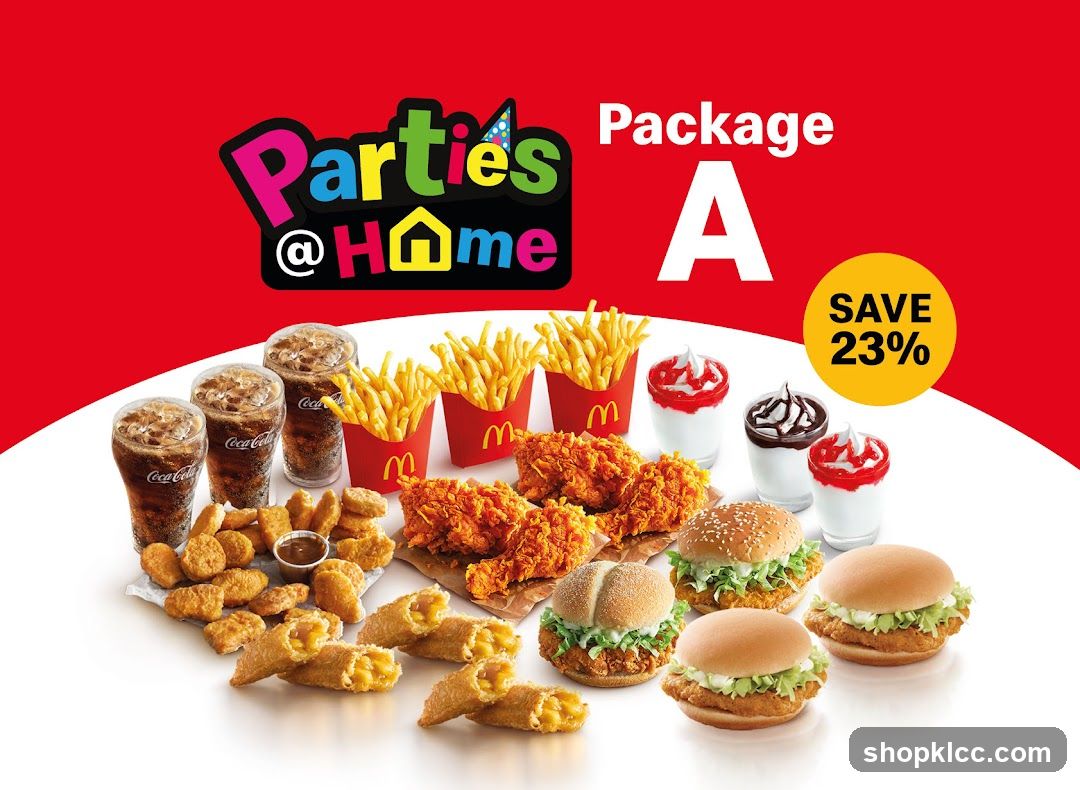 McDonald's Parties @ Home Package A