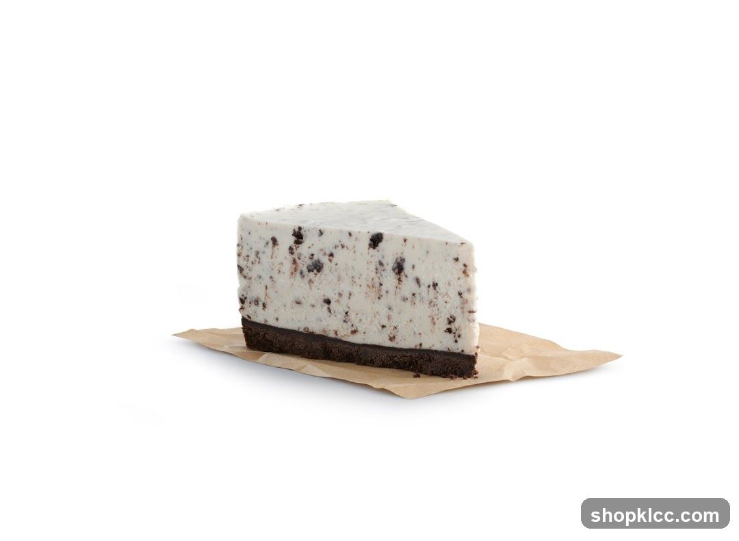 Oreo Cheesecake Slice