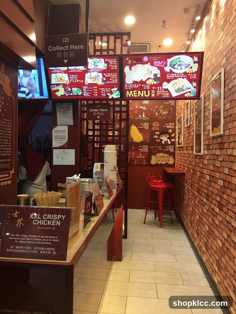 Restaurant Interior with Menu Boards