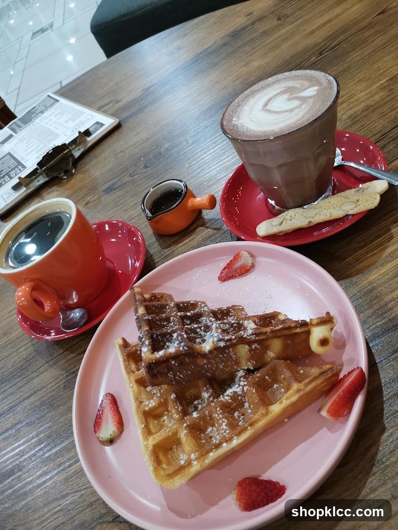 Waffles and Coffee