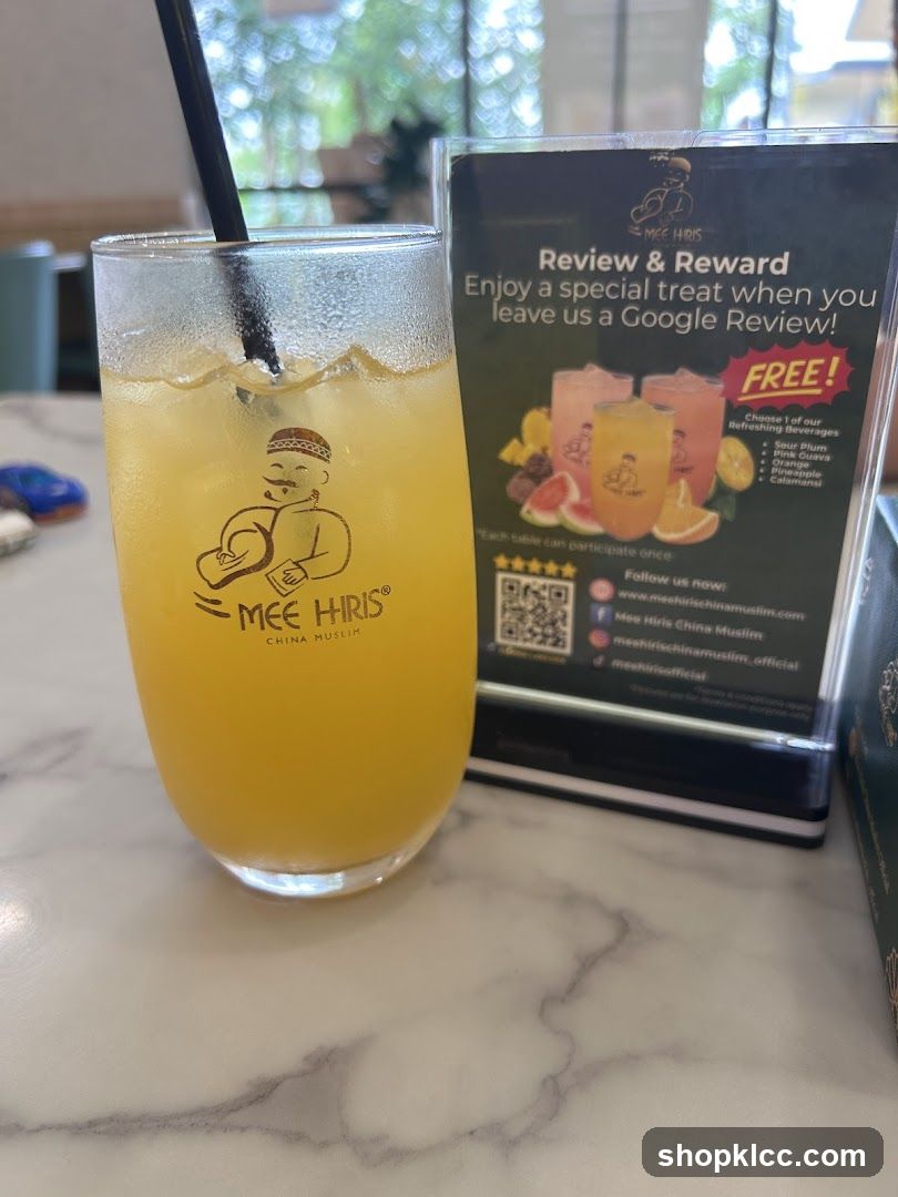 Promotional Flyer for Mee Hiris