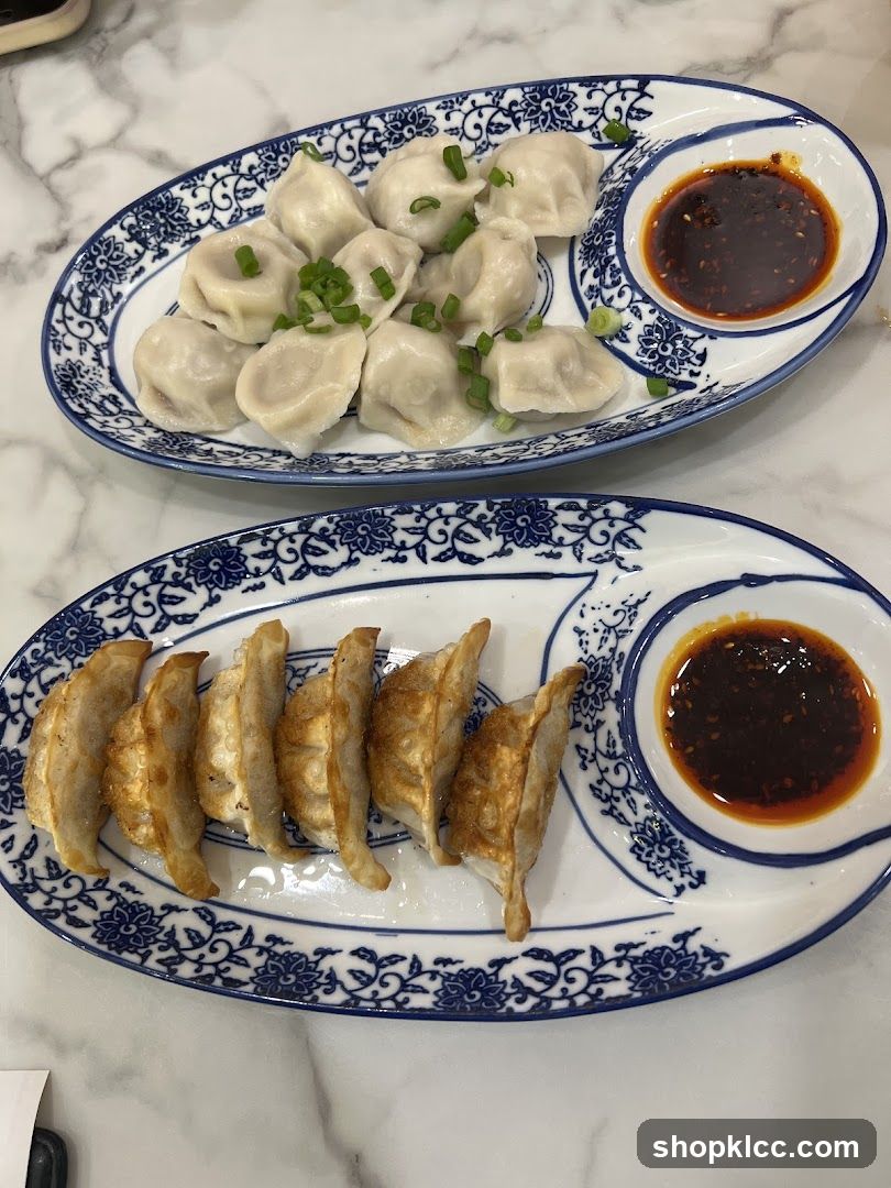 Dumplings and Dipping Sauce