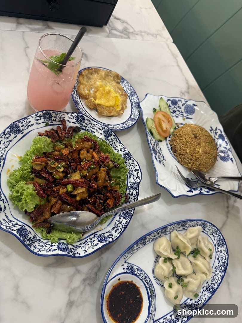 Chinese Food Spread