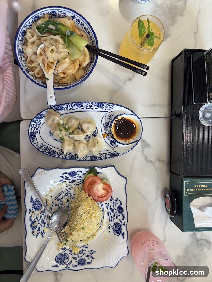 Chinese Food Spread