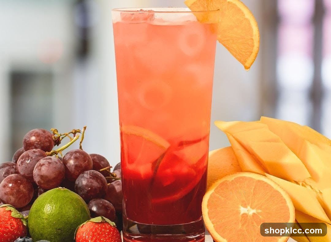 Fruit Punch with Fresh Fruit