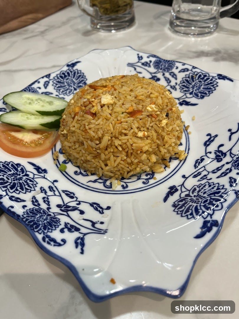 Fried Rice with Garnish