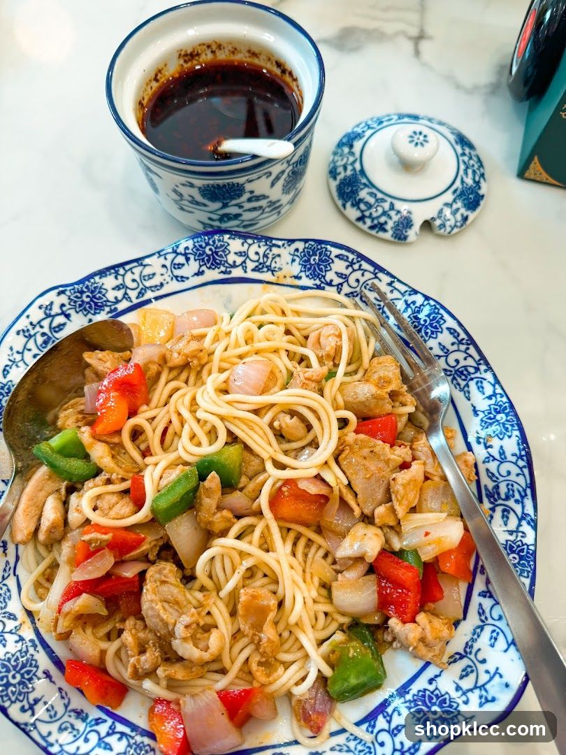 Chicken and Vegetable Noodles