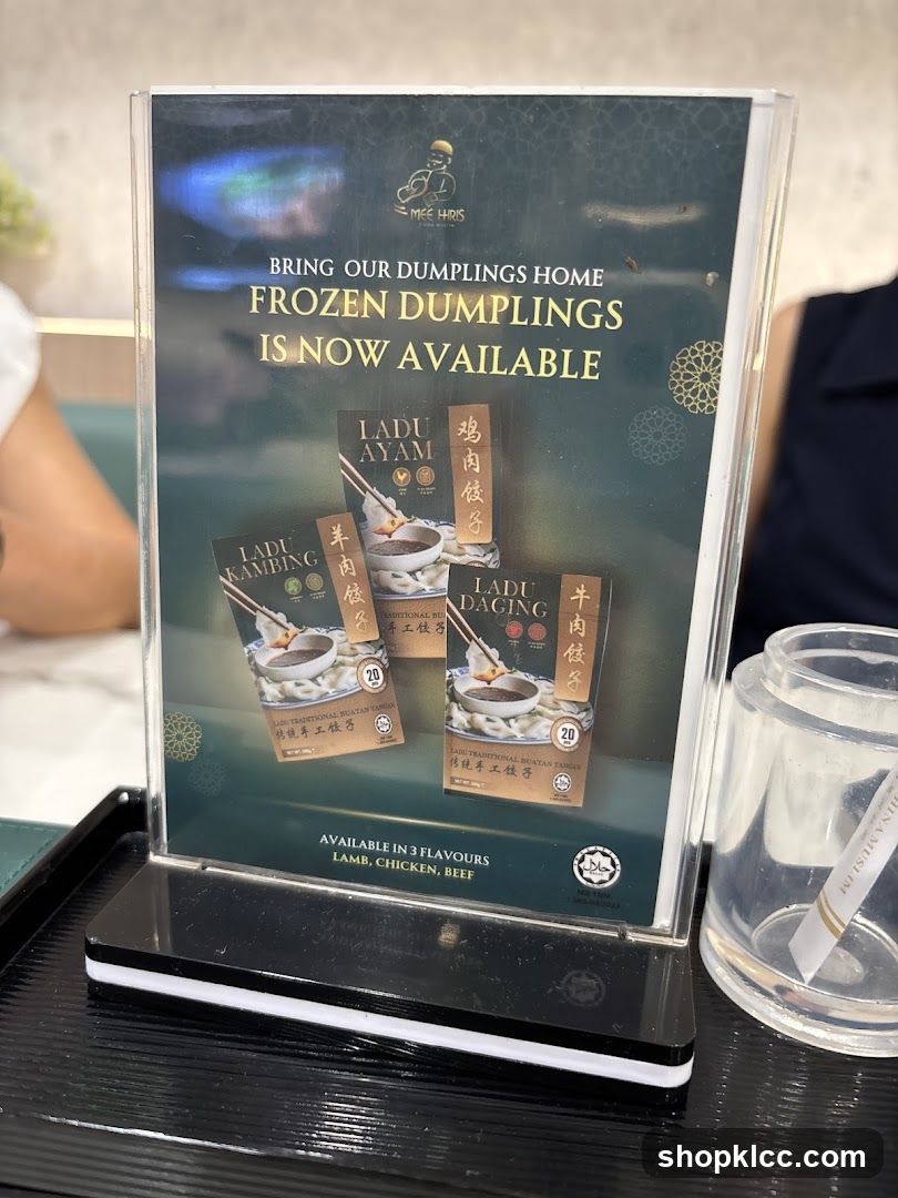 Frozen Dumplings Advertisement