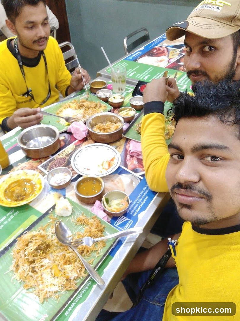 Friends Enjoying a Meal