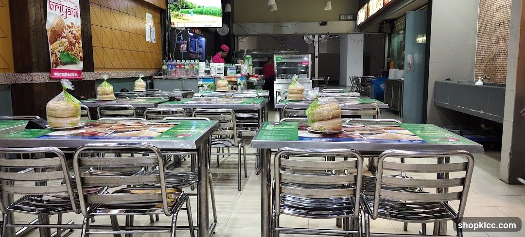 Restaurant Interior with Tables and Chairs