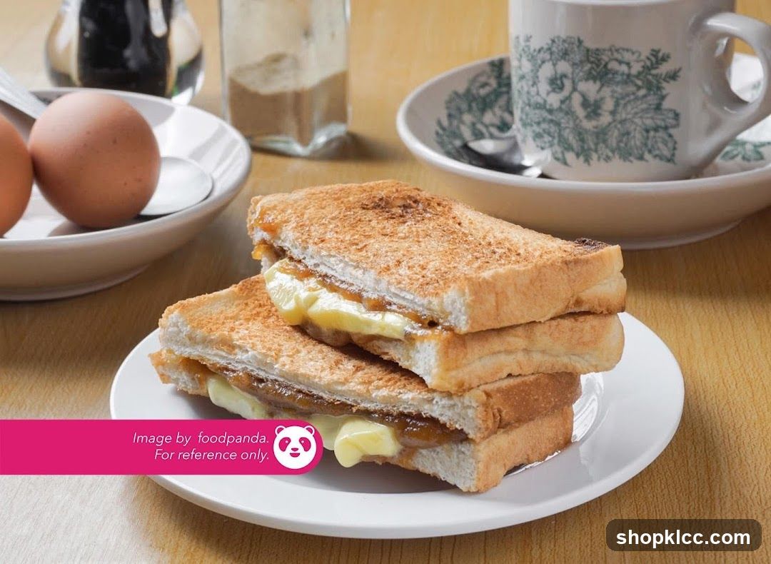 Toast with Kaya and Butter