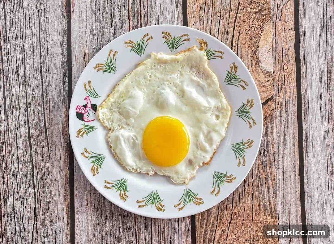 Fried Egg on a Plate