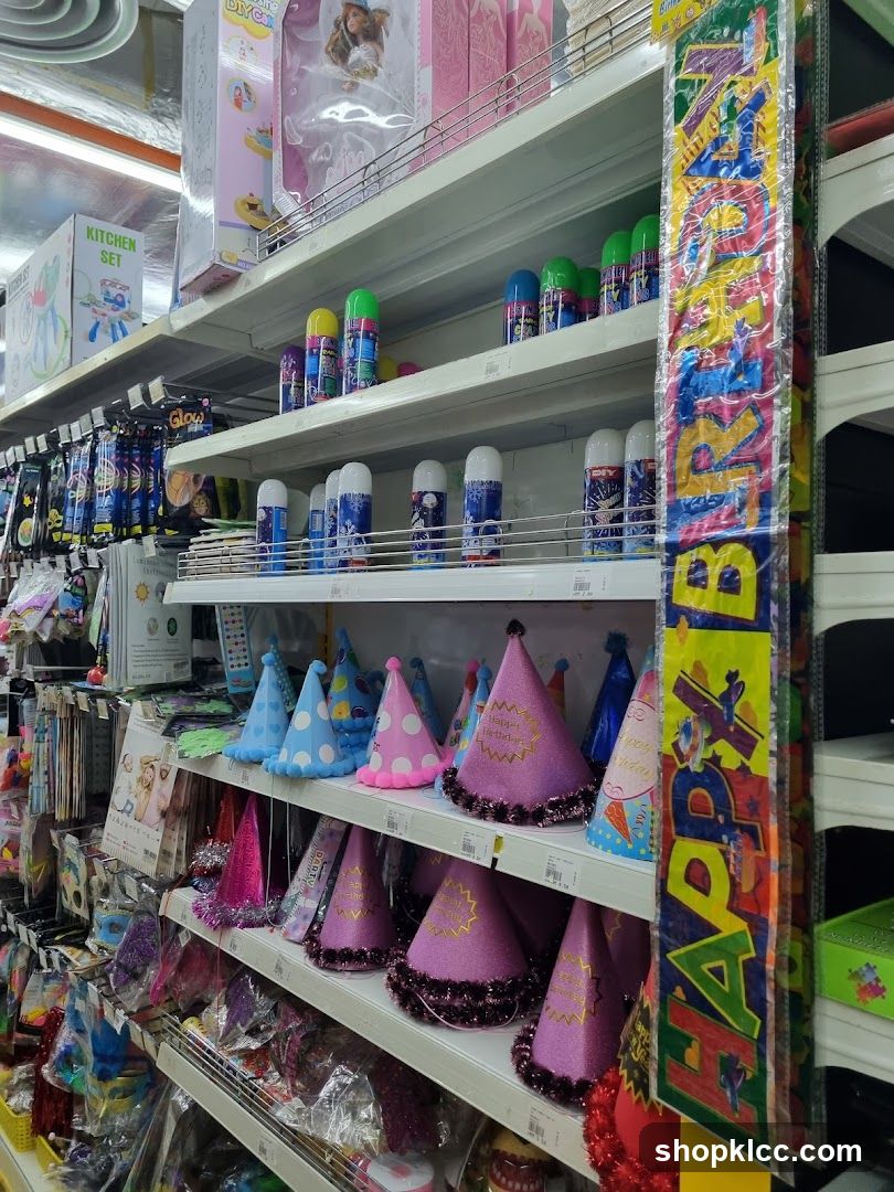 Party Supplies Aisle